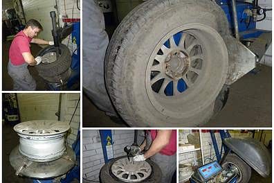 Легковой шиномонтаж автомобиля ЛАДА