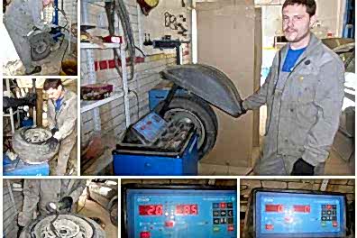 Легковой шиномонтаж автомобиля Форд