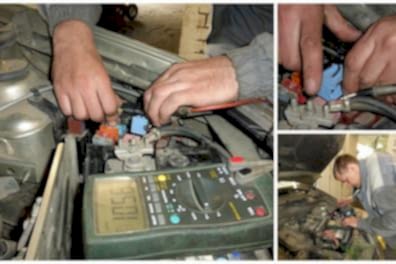 Установка заднего датчика парковки на иномарку