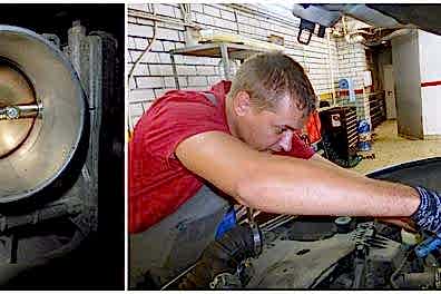 Чистка дросселей у пежо