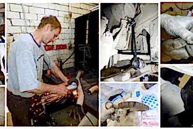 Мастер-диагност за проверкой глушителя на отечественной машине