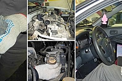 Чистка заслонки форд