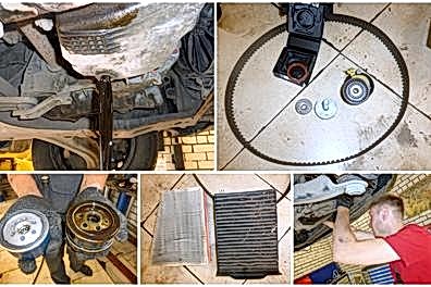 Плановая смена ременного привода