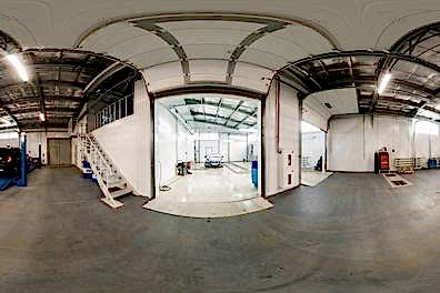 панорамное фото цеха СТО в Автозаводстком р-не