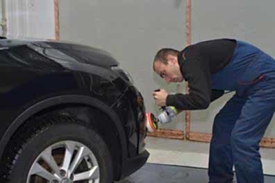 Устранение царапин на бампере