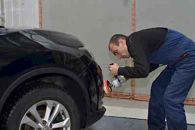 Завершающая полировка элементов автомобиля