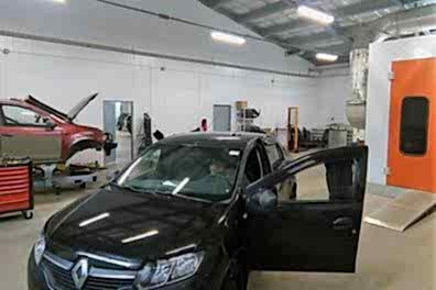 Автомобиль после устранения всех сколов