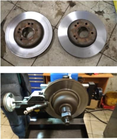 Проточка тормозных дисков в санрено