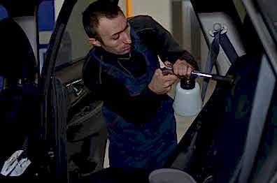 Химчистка салона с разбором в Санрено