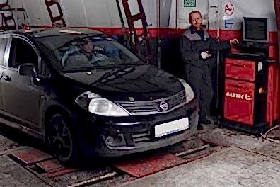 диагностика авто на компьютере в САНРЕНО