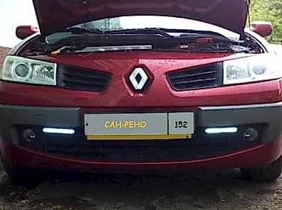 Пример дневных ходовых огней