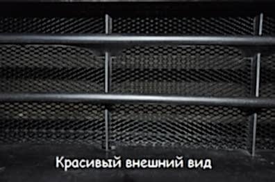 установка защитной сетки на радиатор