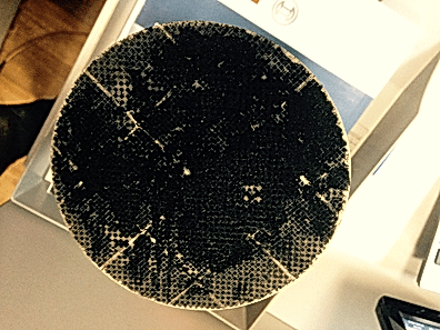 Сажевый фильтр весь в саже