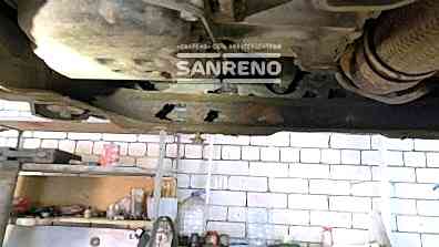 Сквозная коррозия поддона картера ДВС на автомобиле