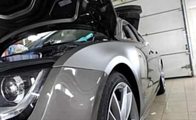 Обклейка пленкой авто в автосервисе Санрено