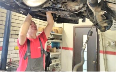 Ремонт КПП на подъемнике в САНРЕНО