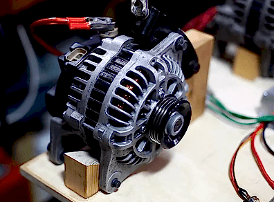 замена генератора в санрено