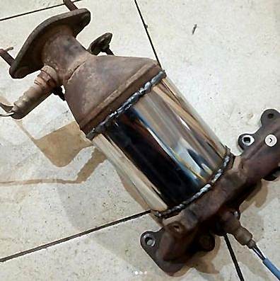 Замена катализатора в Санрено