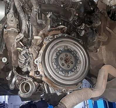 Замена заднего сальника коленвала в санрено