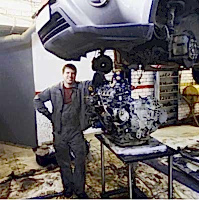 замена бензинового ДВС в санрено