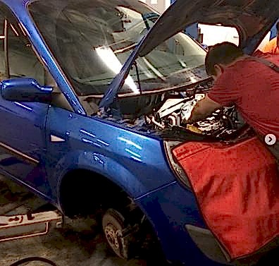 замена ГУР в санрено