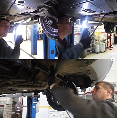 Замена датчика АБС в санрено