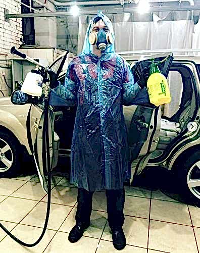 Покраска крыши в санрено