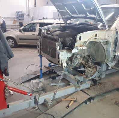 Замена переднего бампера в санрено