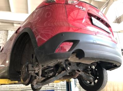 Замена заднего бампера авто в санрено