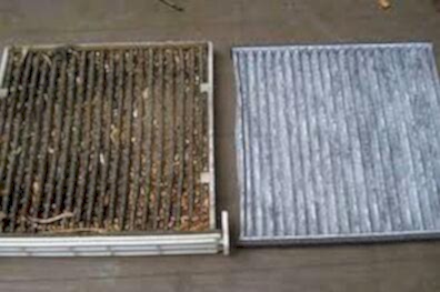 пыль в воздушном фильтре