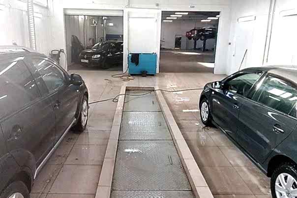 машина после удаления дефекта