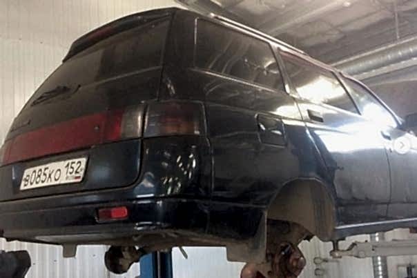 снятие старой опоры в санрено