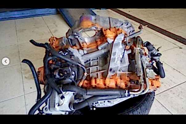 Снятие автоматической коробки