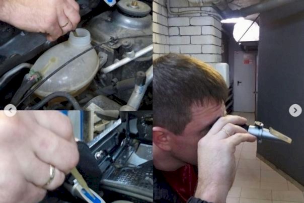 снятие переднего цилиндра