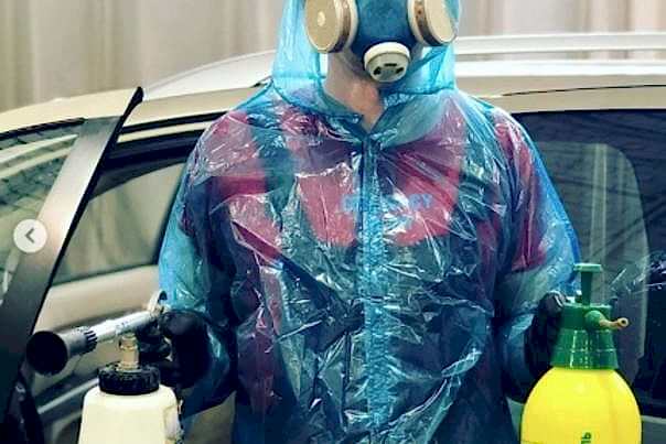 процесс покраски