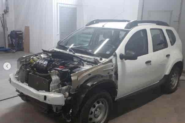 замена старого капота на новый