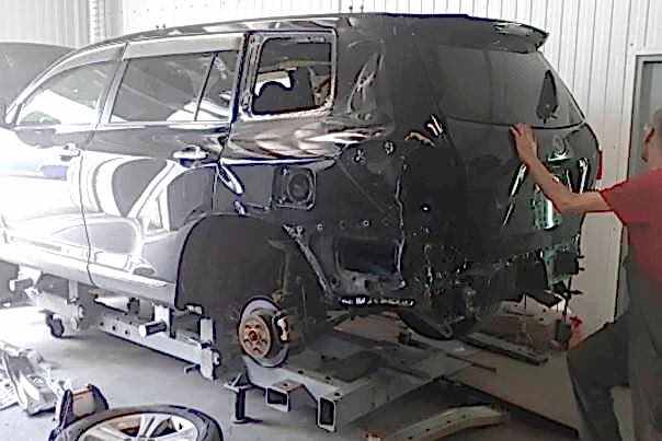 Замена крыльев на внедорожнике